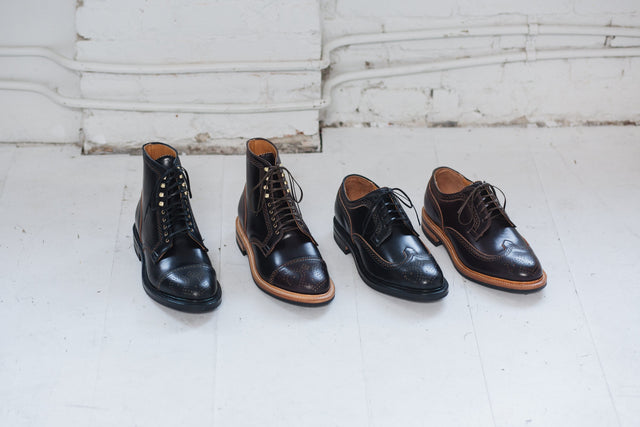 Brogue Boot & Shoe in Shell Cordovan - VIBERG