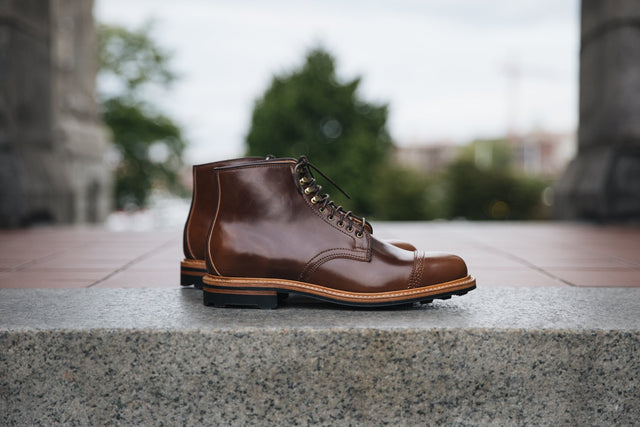 Derby Boot Mahogany Shell Cordovan - VIBERG