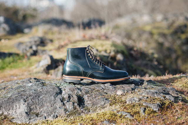Service Boot Green Shell Cordovan - VIBERG