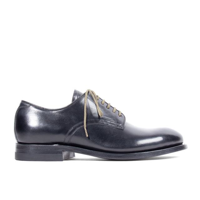 Navvy Cut Shoe - Nero Kangaroo - VIBERG