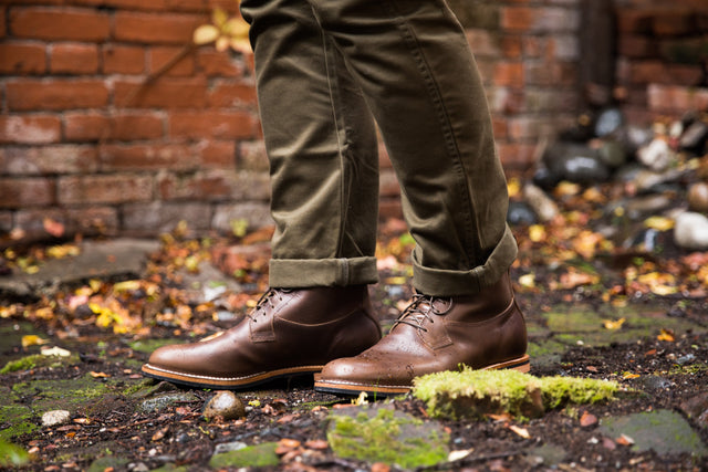 Country Boot Olive Calfskin - VIBERG