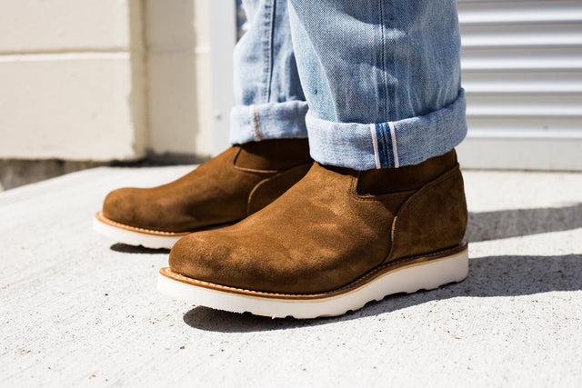 Roper Snuff Calf Suede - VIBERG