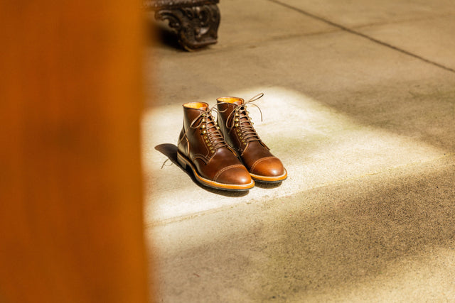 Service Boot Mahogany Shell Cordovan - VIBERG