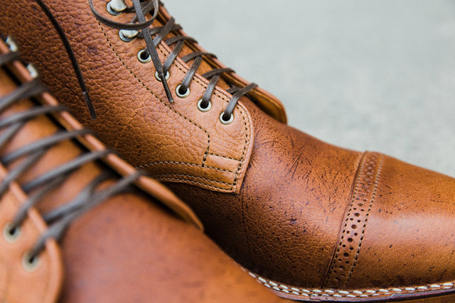 Service Boot Snuff Shrunken Kudu - VIBERG